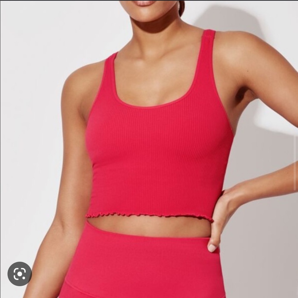 spiritual gangster amor tank - red